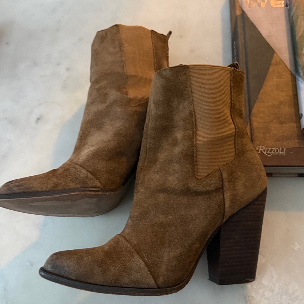JOE’s Brown Suede Ankle Boots
